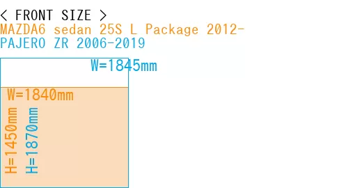 #MAZDA6 sedan 25S 
L Package 2012- + PAJERO ZR 2006-2019